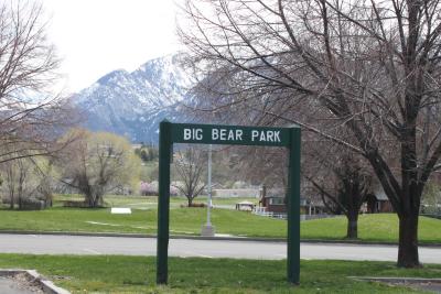 Entrance to Big Bear Park, White City, Utah